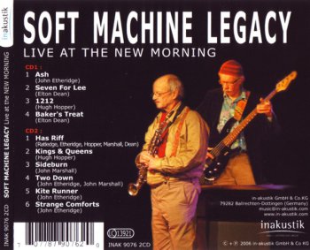Soft Machine Legacy - Live At The New Morning 2CD (2006) 