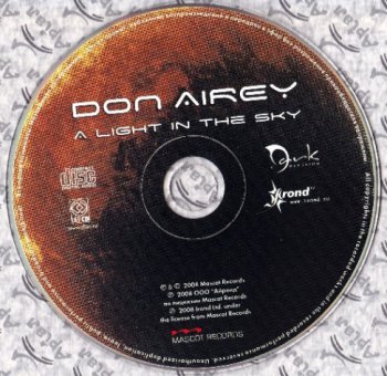 Don Airey . A Light In The Sky . 2008(Arond Rec)