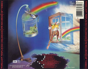 Marillion: Misplaced Childhood (1985) (1985, EMI, CDP 7 46160 2, Made in England)