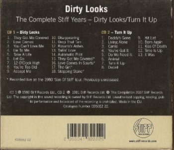 Dirty Looks - Dirty Looks/ Turn It Up 1980-1981 2CD