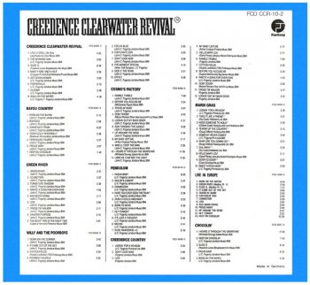 Creedence Clearwater Revival - [10CD BOX SET] (1987) Re-Post