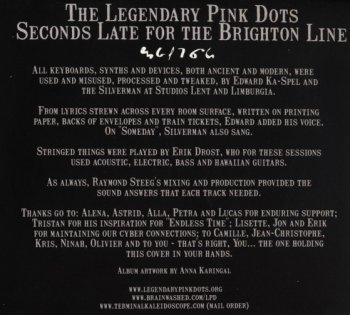 Legendary Pink Dots - Seconds Late For The Brighton Line (2010) 