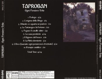 Taproban - Ogni Pensiero Vola 2001