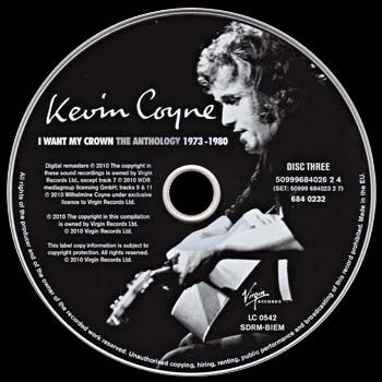 Kevin Coyne •  I Want My Crown •  Anthology 1973-80 (4 CD Box Set) 2010