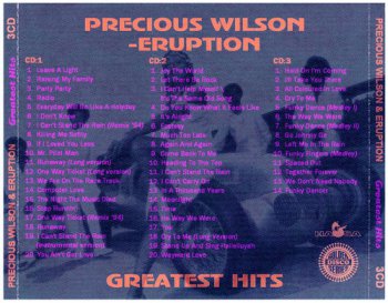 Precious Wilson and Eruption - Greatest Hits [3CD] (2007) (Re-Post)