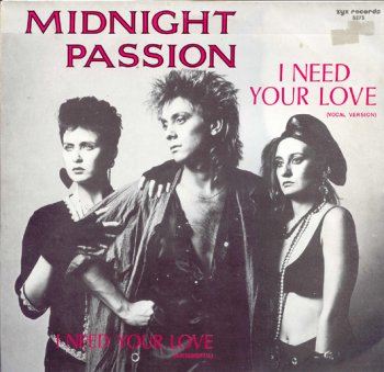 Midnight Passion - I Need Your Love (Vinyl, 12'') 1985
