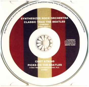Synthesizer Rock Orchestra, Chet Atkins - Classic Trax Of The Beatles (1993) Picks On The Beatles (1966)