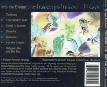 Discipline - Live... Into the Dream (1999)
