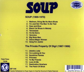 Soup - Soup & The Private Of Digil 1967-1970 (Gear-Fab 2000)  