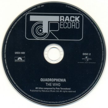 2011 The Who: Quadrophenia / 4SHM-CD + DVD-Audio+ 7'' Single Box Set / Universal Music Japan Super Deluxe Edition