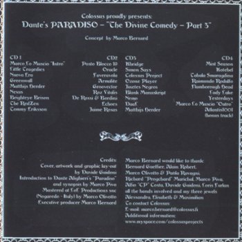 Colossus Project - Dante's Divine Comedy Part III: Paradiso [4CD] (2010)