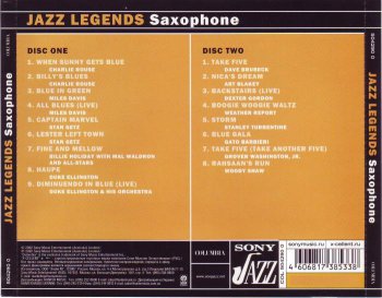 VA - Jazz Legends: Saxophone [2CD] (2002)