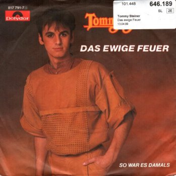 Tommy Steiner - Das Ewige Feuer (Vinyl,7'') 1984