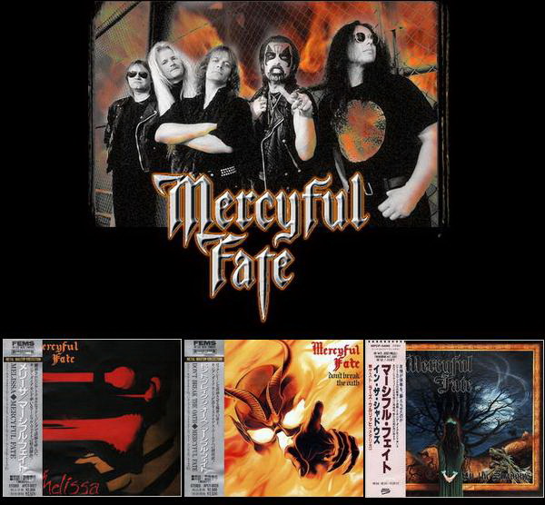 Mercyful Fate: 3 Albums - 1983 Melissa / 1984 Don't Break The Oath / 1993 In The Shadows - Non-Remastered Japan Press