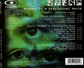 Saens - Dodecamania 2004 (Bonus CD from Prophet in a Statistical World) 