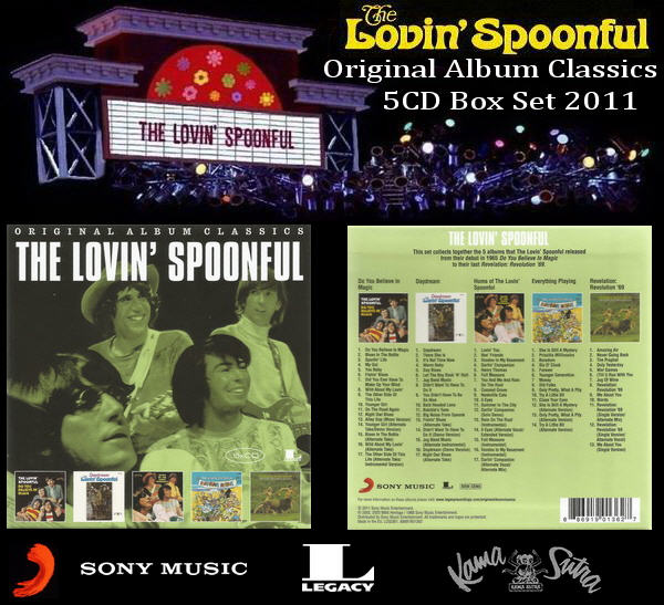 The Lovin' Spoonful: Original Album Classics ● 5CD Box Set Legacy Records 2011