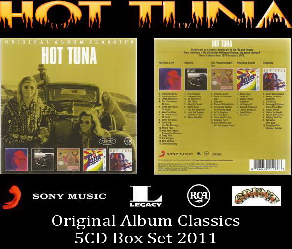 Hot Tuna: Original Album Classics &#9679; 5CD Box Set RCA Records 2011