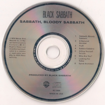 Black Sabbath - Sabbath Bloody Sabbath (released by Boris1)