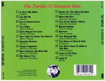 The Turtles - 20 Greatest Hits (1984)