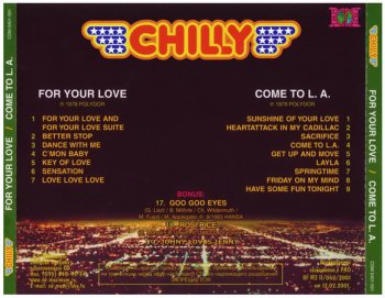 Chilly - For Your Love (1978) Come To L. A. (1979)