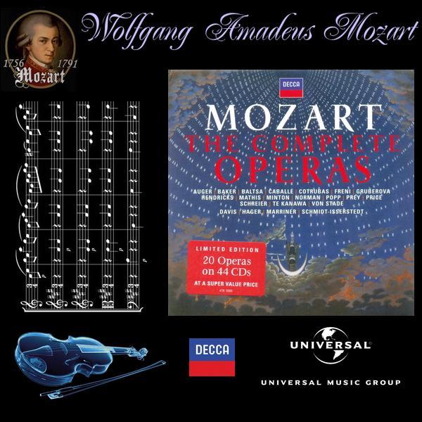 Mozart: The Complete Operas - 20 Operas • 44CDs • Decca Classics 2009