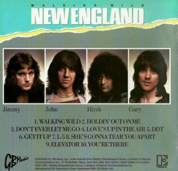 New England - Walking Wild 1981 (GB Music/Elektra 1998)