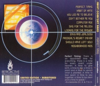 Sweet Comfort Band - Perfect Timing 1984 (Retroactive Rec. 2009) 