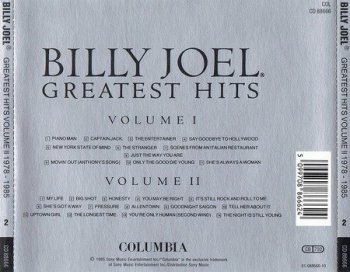Billy Joel - Greatest Hits (Vol. I & II) 1985