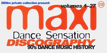 VARIOUS ARTISTS - MAXI DANCE SENSATION VOL.11-VOL.15 (1993-1994)