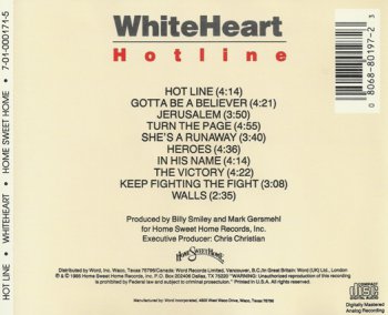 White Heart - Hotline (1985) 