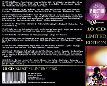 Jimi Hendrix - In The Studio Volumes 1-10 [Boxset 10 CD Limited Edition] (2007)