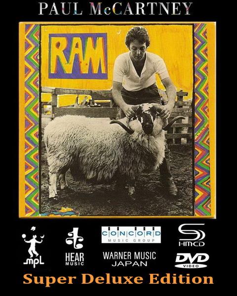 Paul & Linda McCartney: RAM - 3 SHM-CD + 1 DVD Box Set Super Deluxe Edition Universal Music Japan 2012