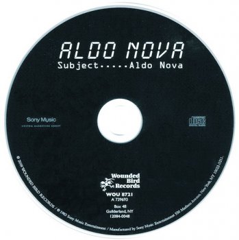 Aldo Nova - Subject.....Aldo Nova (1983) (©2009)