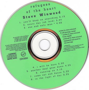 Steve Winwood - Refugees Of The Heart (1990)