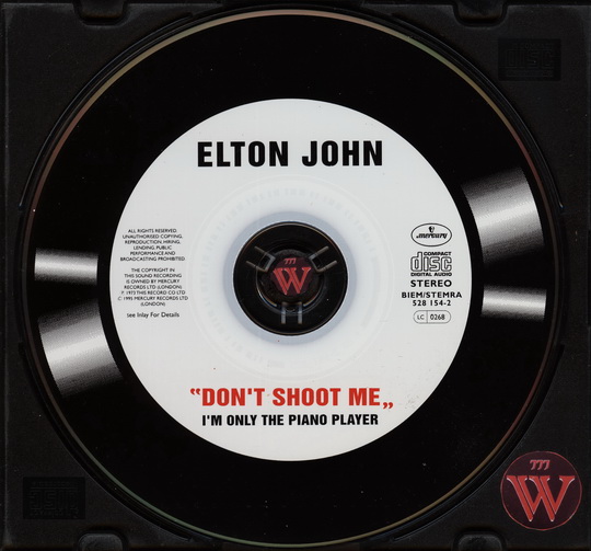Elton John - Don't Shoot Me I'm Only The Piano Player 1973 (1995)