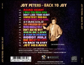 Joy Peters - Back To Joy (2012) 