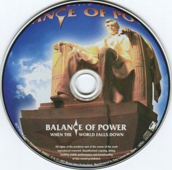 Balance Of Power - When The World Falls Down {Japanese Edition} (1997)