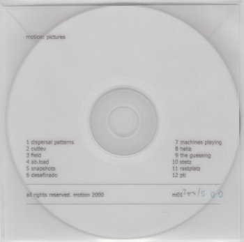 Motion - Pictures [Limited Edition] (2000)