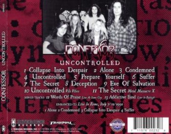 Confessor - Uncontrolled (2012) 