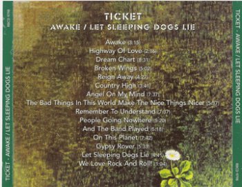 Ticket - Awake / Let Sleeping Dogs Lie 1972