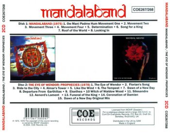 Mandalaband - Mandalaband (1975) & The Eye Of Wendor-Prophecies (1978) [2CD] (2004)