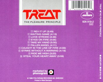 Treat - The Pleasure Principle (1986) [Reissue 1992]