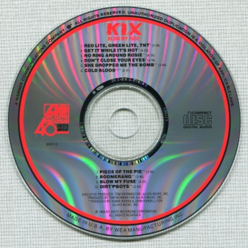 Kix: Blow My Fuse (1988) (2000, Atlantic, 7 81877-2, Made in USA)
