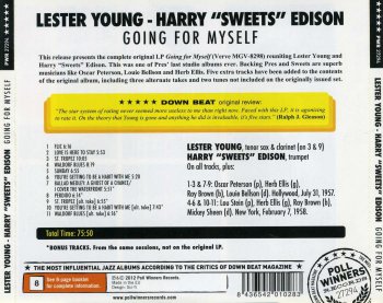 Lester Young & Harry "Sweets" Edison - Going For Myself... 1958 (2012)
