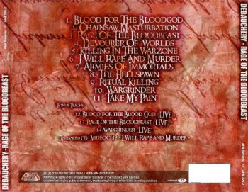 Debauchery - Rage Of The Bloodbeast (Limited Edition) 2004