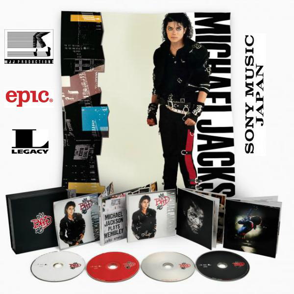 Michael Jackson: Bad 25 - 3CD+ DVD Deluxe Edition Box Set &#9679; Sony Music / Epic Records Japan