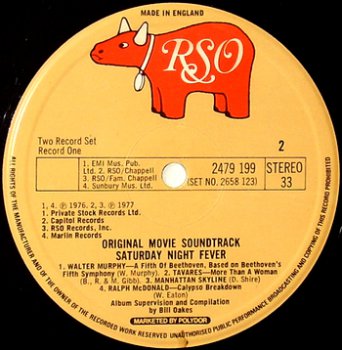 Original Movie Soundtrack -Saturday Night Fever(1977) (VinylRip 24bit/96kHz)