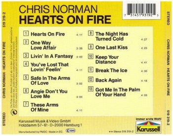 Chris Norman - Hearts On Fire (1989)