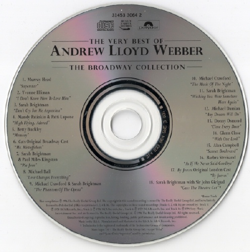 Andrew Lloyd Webber - The Very Best/ The Broadway Collection