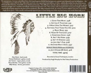 Little Big Horn - Little Big Horn (1971) [Reissue 2010]